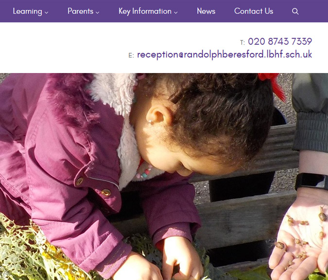 Randolph Beresford Nursery School Website
